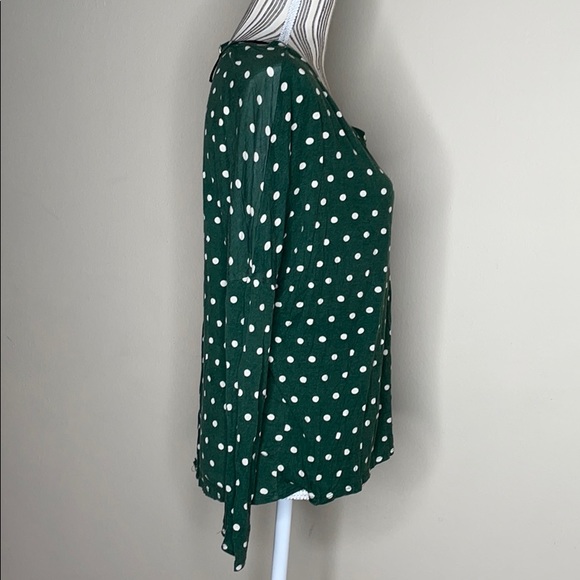 Zara Basic Special Edition Polka Dot Top M - Picture 4 of 14